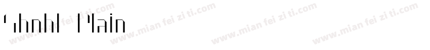 Shohl Plain字体转换